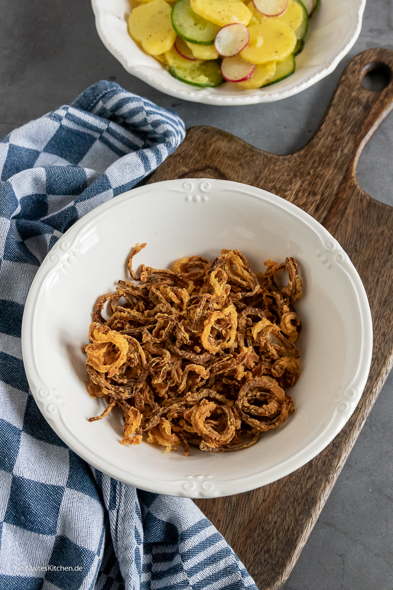 Knusprig und lecker. Die Zwiebeln aus dem AirFryer XXL Smart.