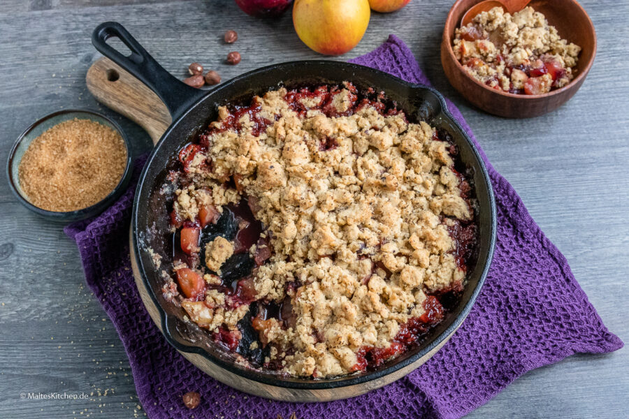 Rezept Pflaumen-Crumble vom Grill