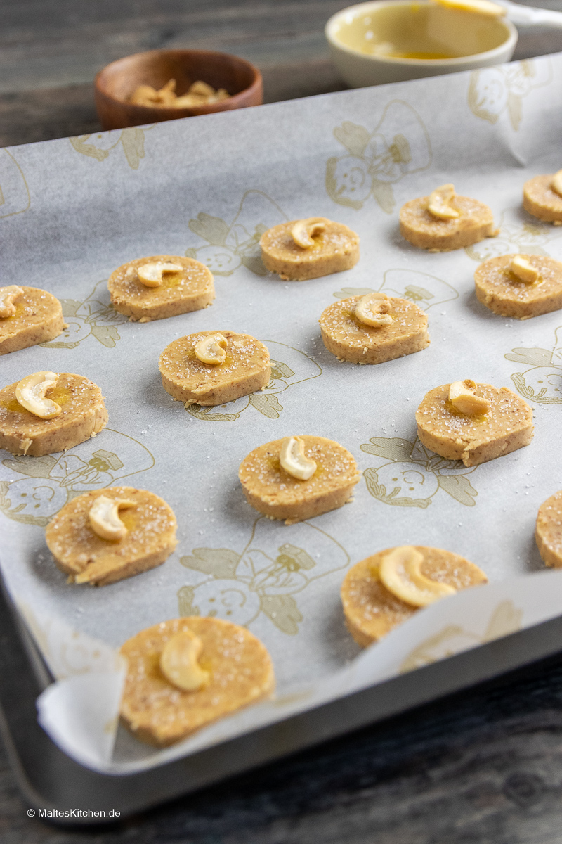 Einfache Weihnachtsplätzchen.