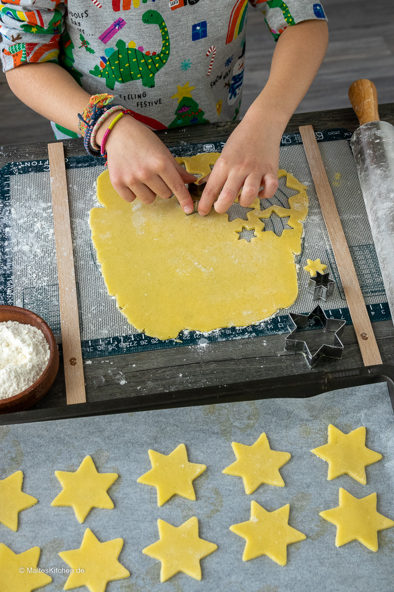 Leckere Plätzchen für Weihnachten.