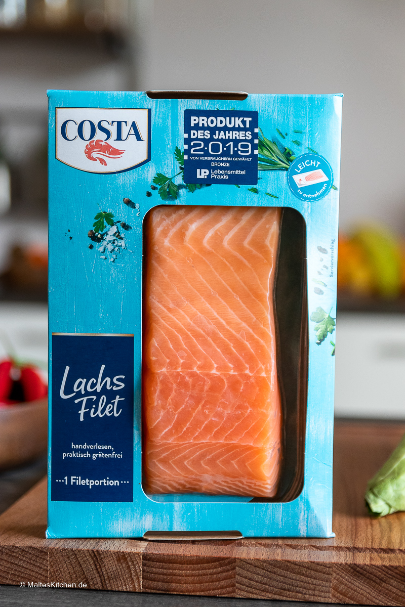 Lachsfilet von COSTA Meeresspezialitäten.