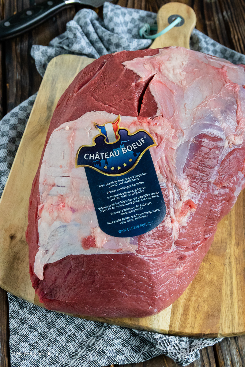 Hochwertiges Rindfleisch von Château Boeuf®.