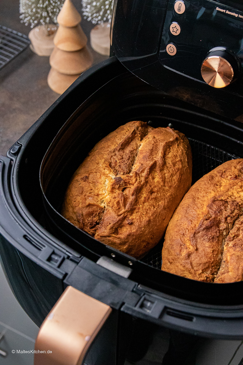 Stollen aus dem Airfryer XXL Smart.