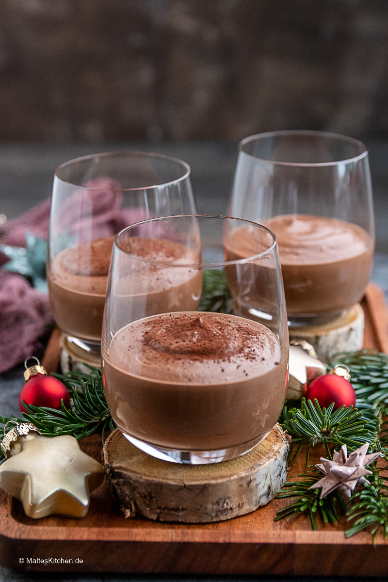 Schnelle Mousse au Chocolade