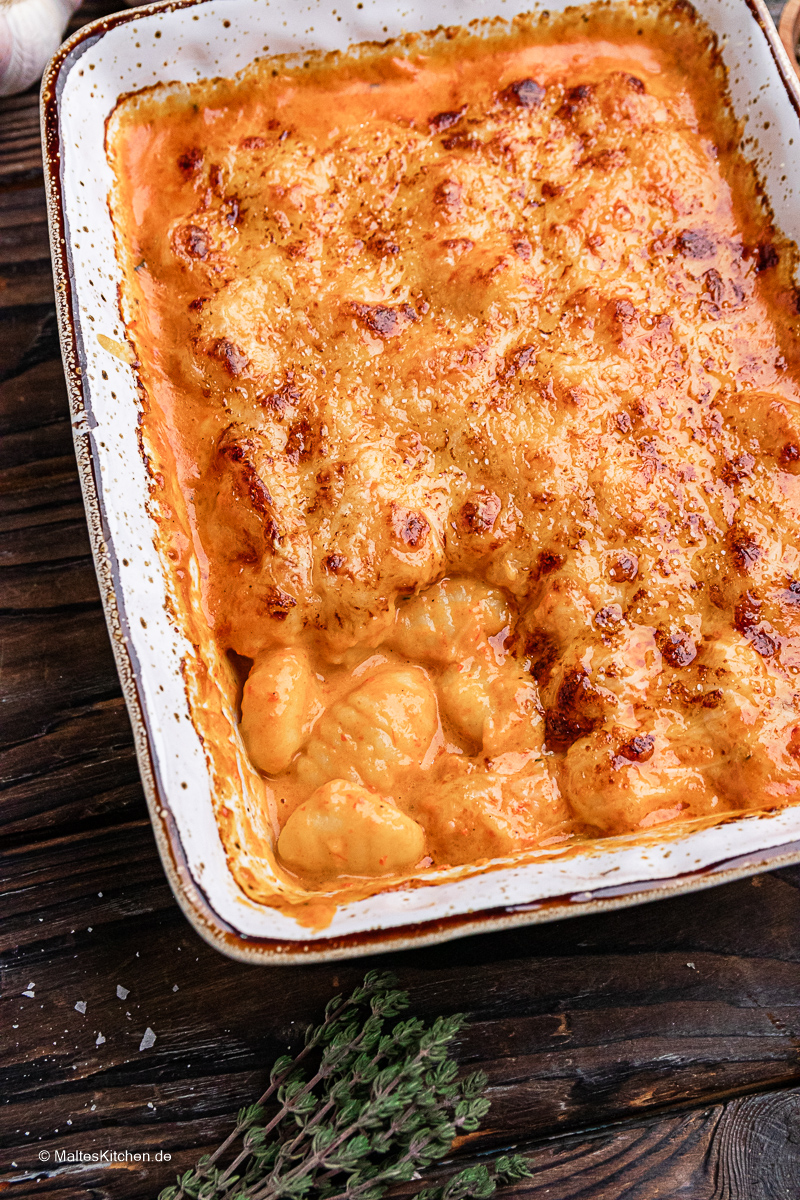 Gnocchi mit Paprikasauce