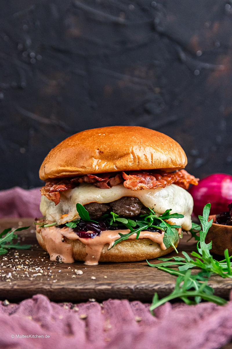Burger mir Bacon