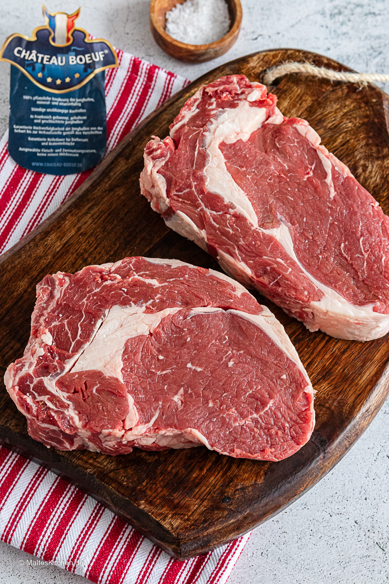Saftige Steaks von Chateau Boeuf.