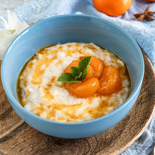 Rezept für Kokos-Milchreis mit Mandrinen
