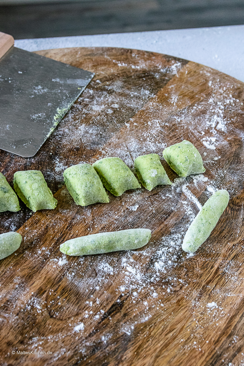 Selbstgemachte Schupfnudeln.