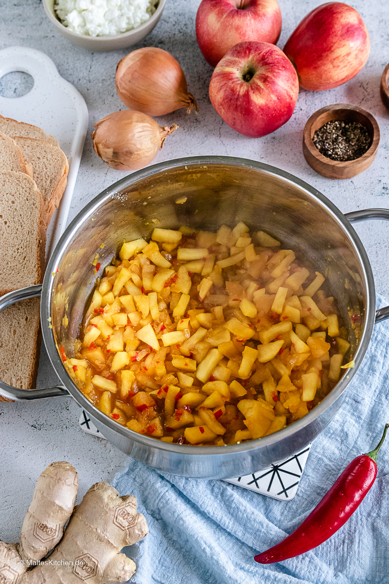 Apfel-Chutney nach Tim Mälzer.