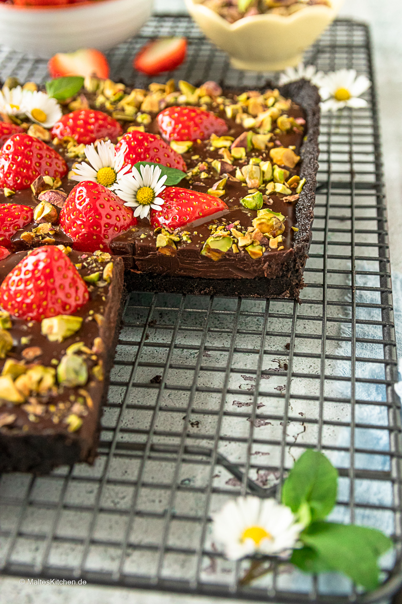 Schokaladentarte ohne Backen.