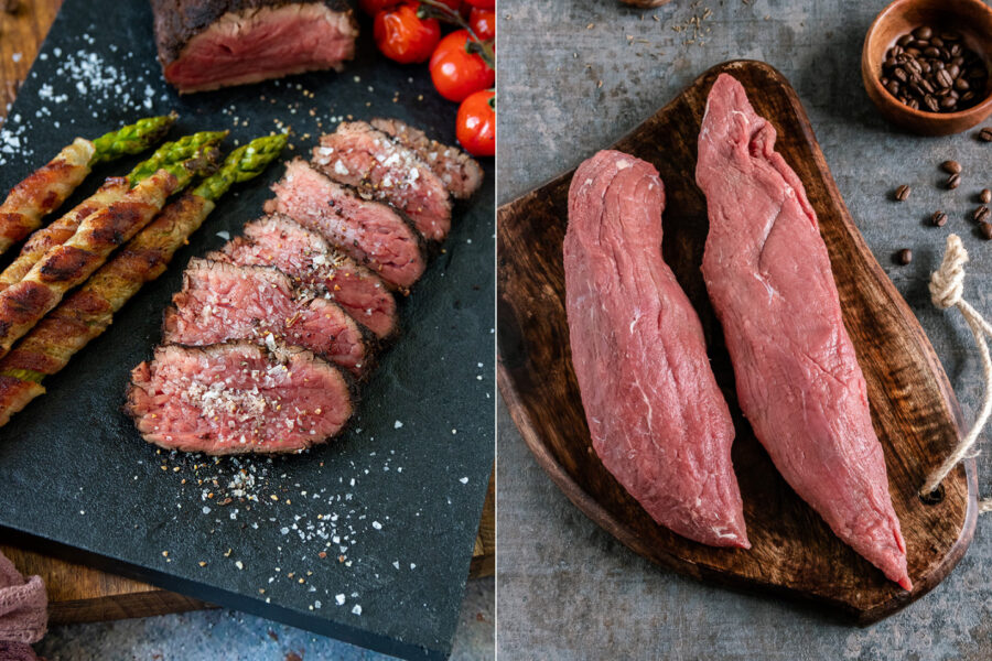 Rezept Teres Major Steak mit Kaffeekruste, Spargel und gegrillten Tomaten