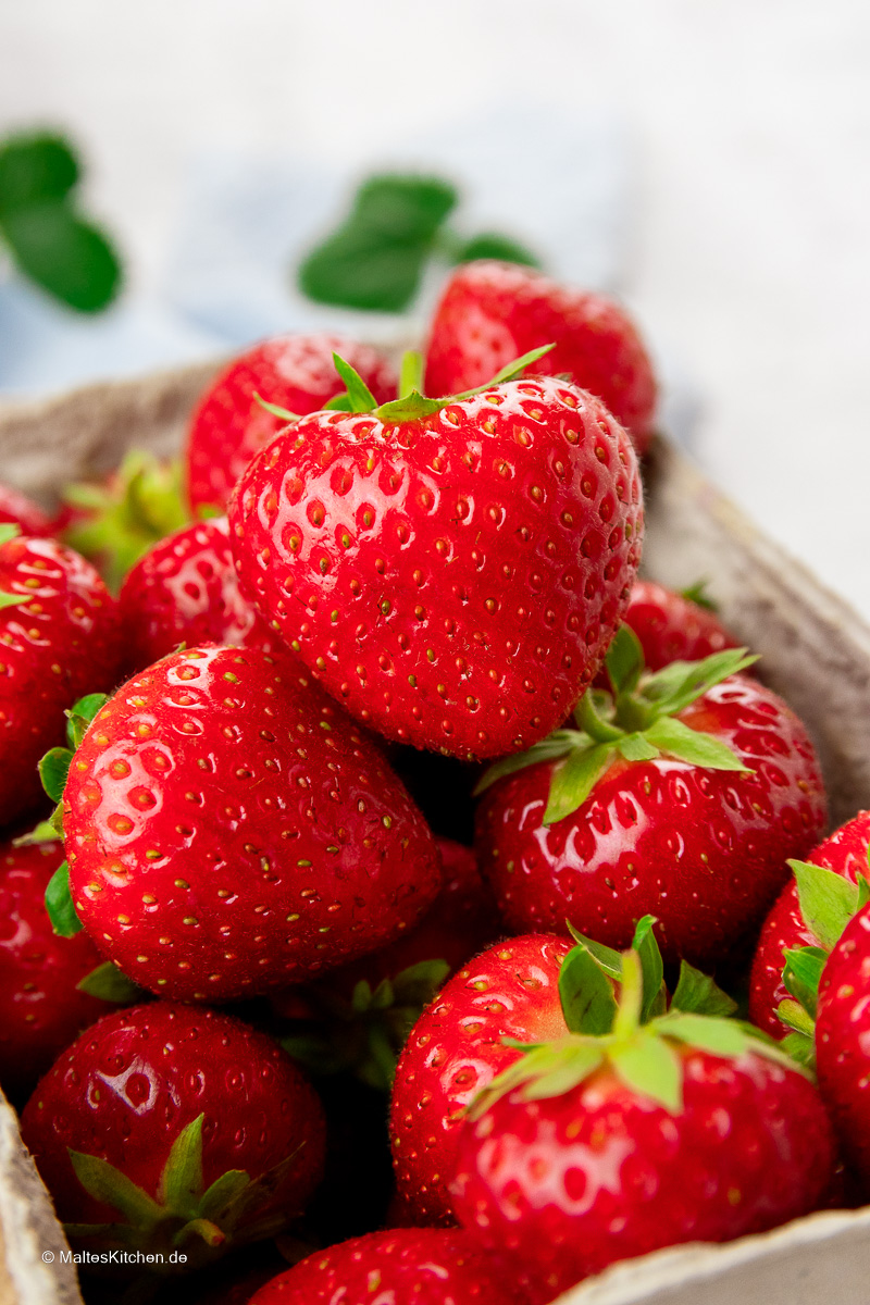 Leckere Erdbeeren.