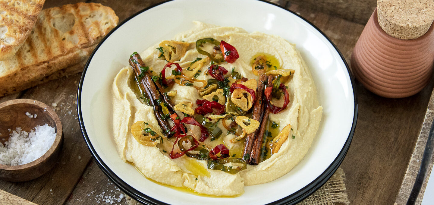 Rezept Hummus nach Ottolenghi mit Chili, Knoblauch und Ingwer