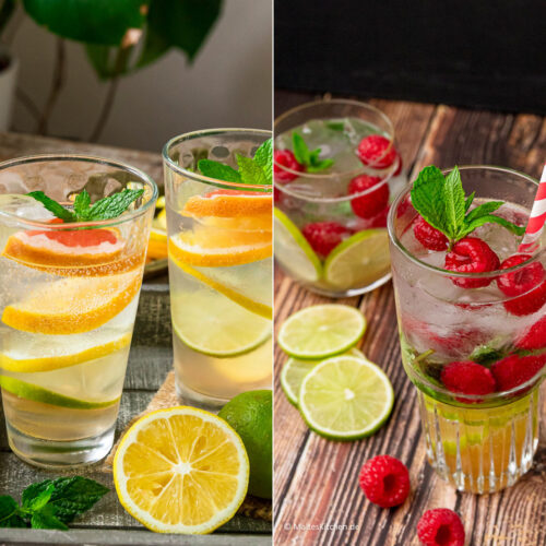 2 erfrischende Cocktails aus Leitungswasser