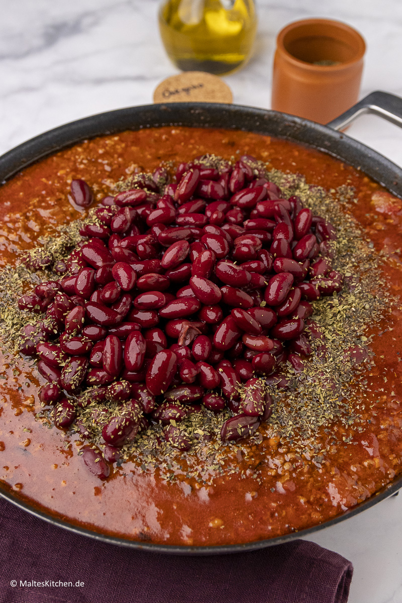 Leckere Gewürze für das Chili con Carne.
