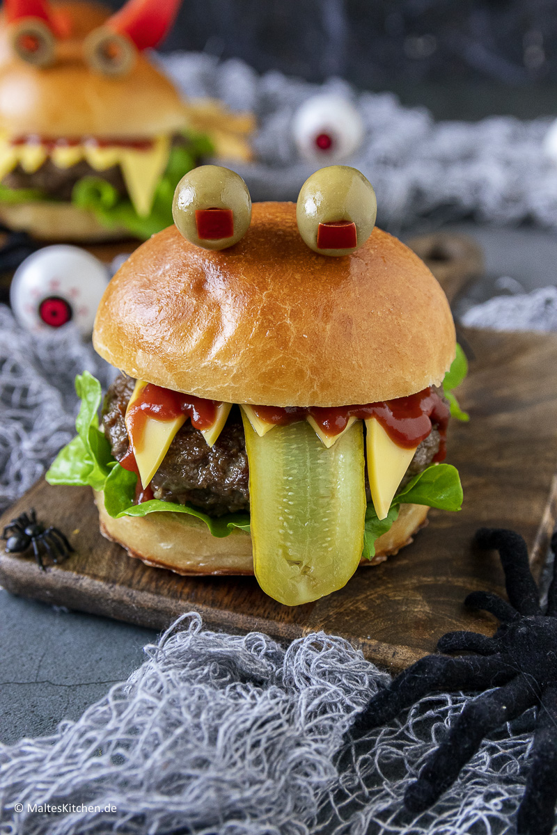 Bissiger Halloween Burger