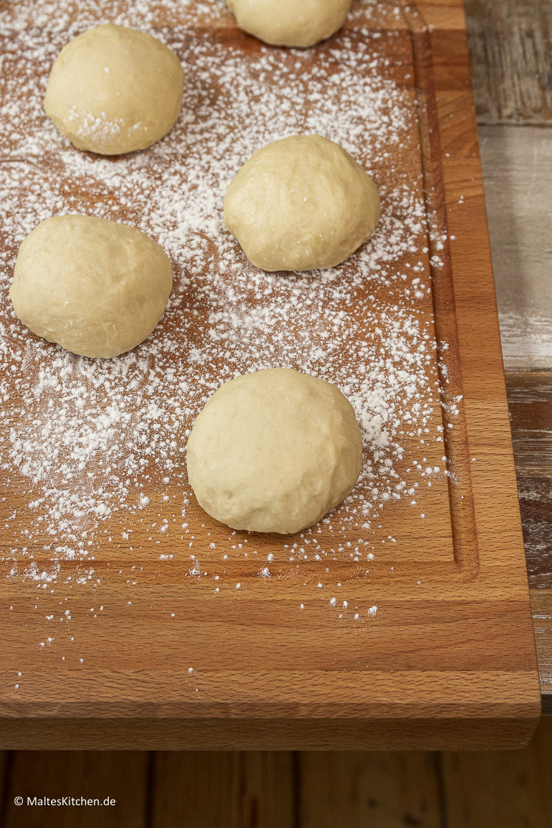 Burger Brötchen Teig