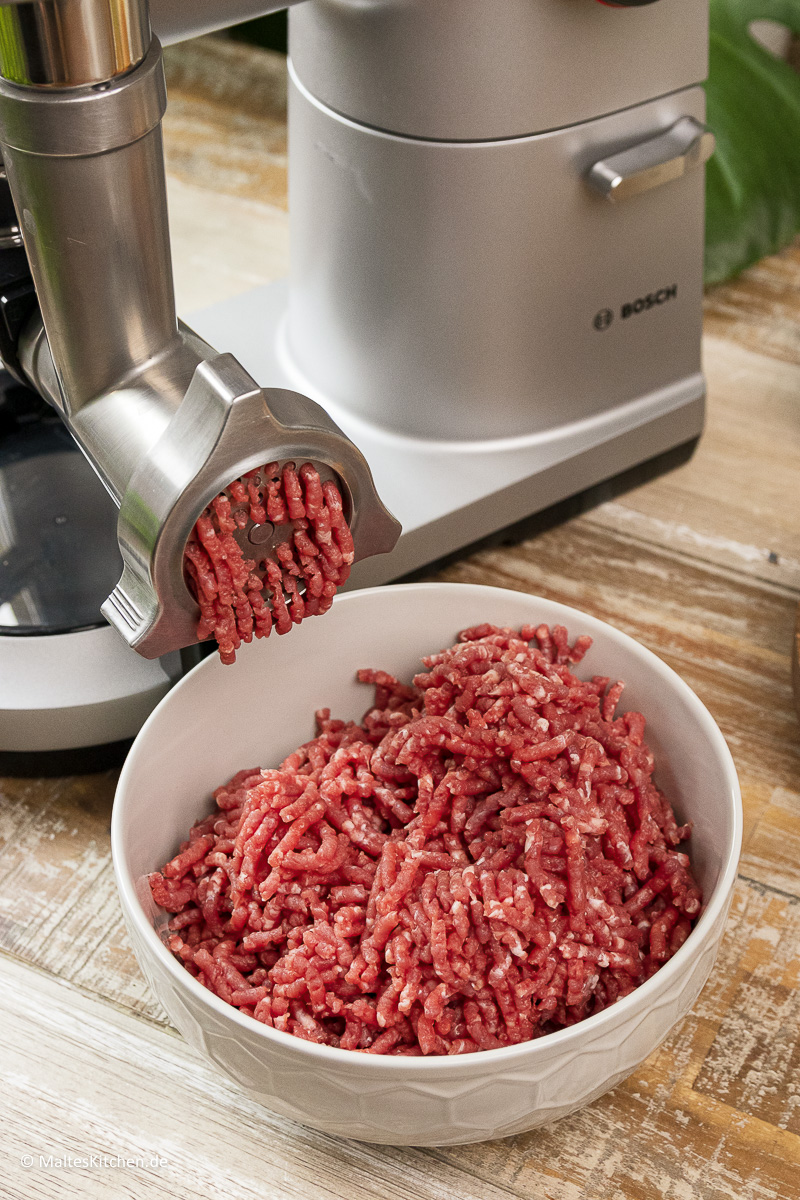 Das gewollte Hackfleisch.