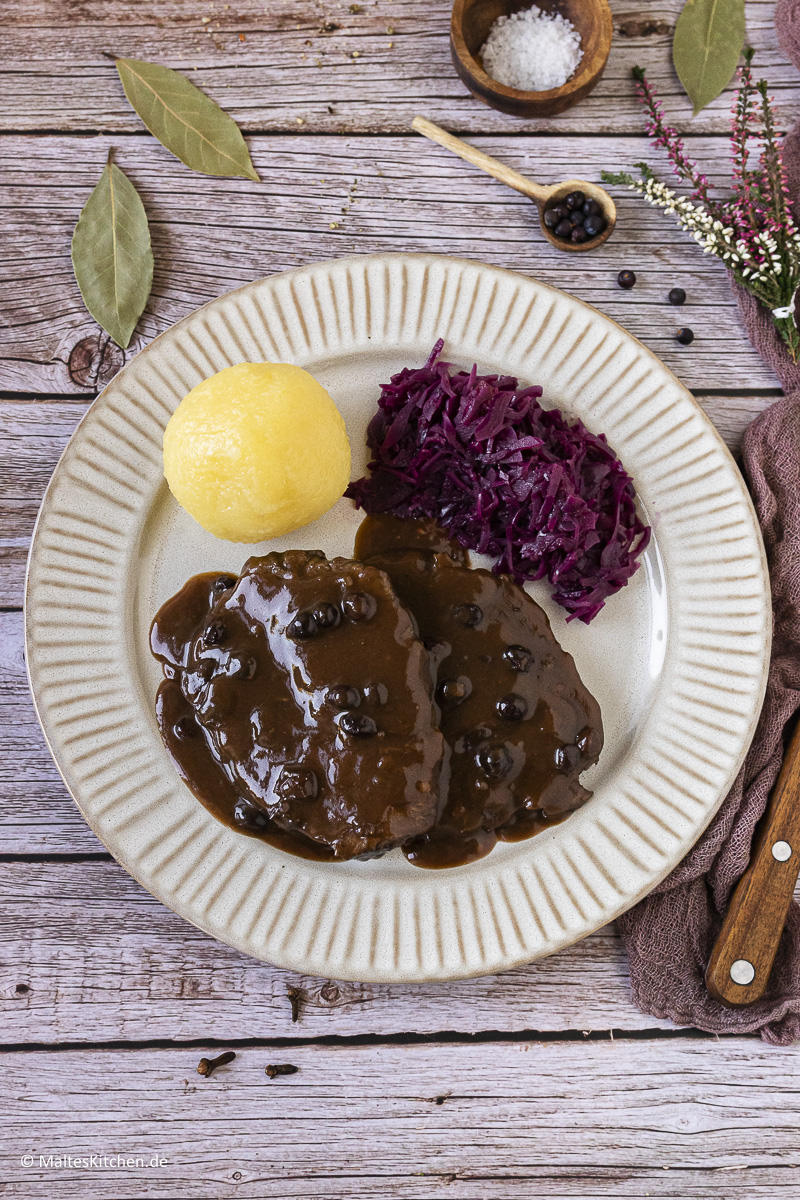 Rheinischer Sauerbraten mit toller Soße.