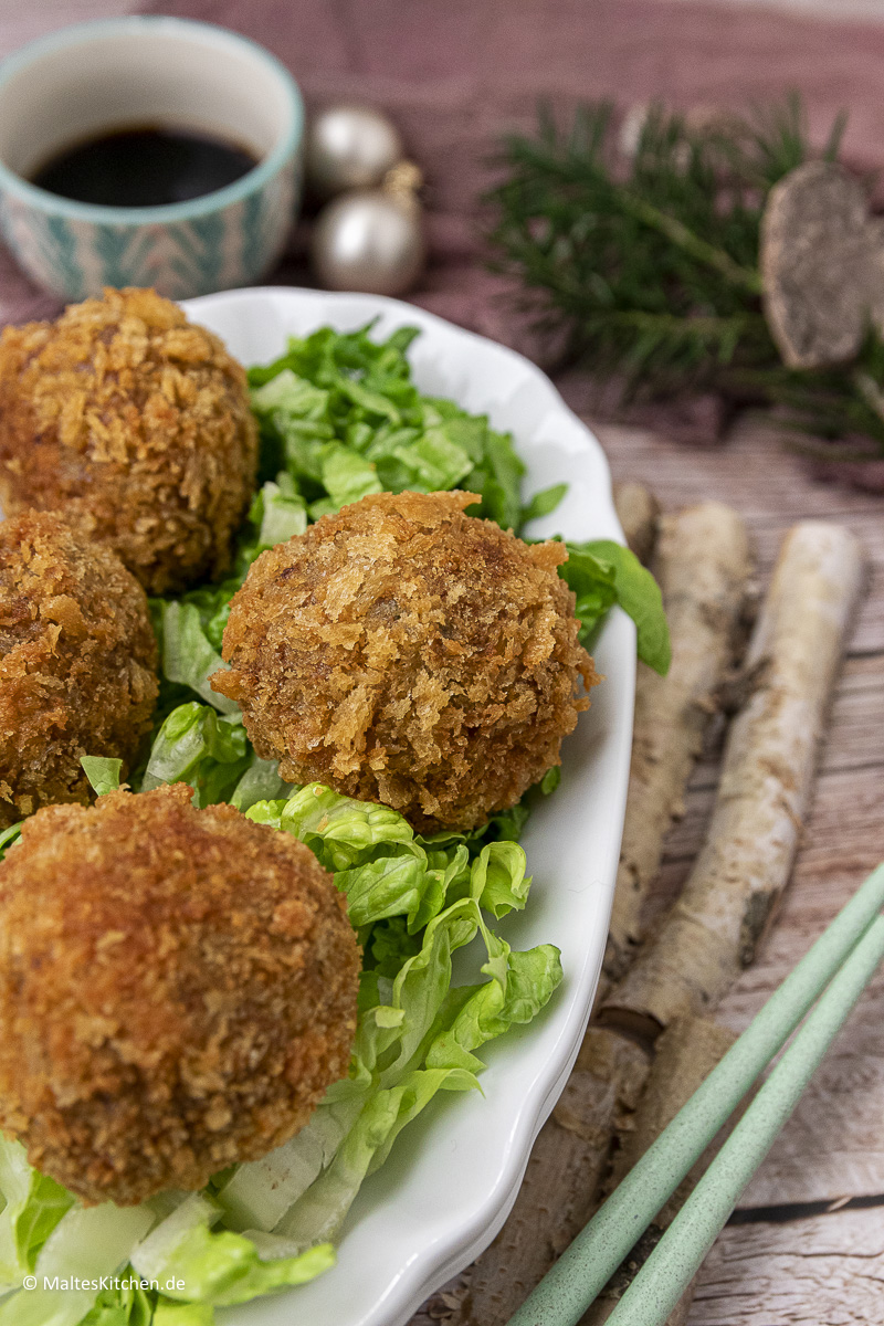 Knusprige Bitterballen.