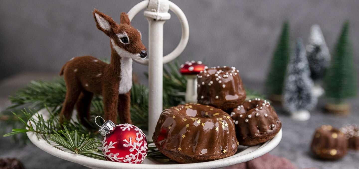 Rezept für einen saftigen Gugelhupf mit Lebkuchen