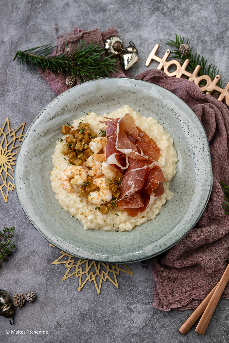 Festliches Champagner-Risotto.