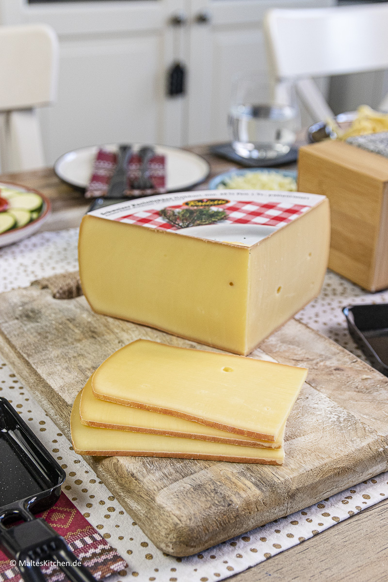 Der aromatische Raclette Suisse mit essbarer Rinde.