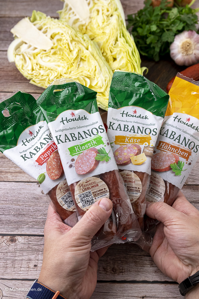 Die leckere Kabanos von Houdek.