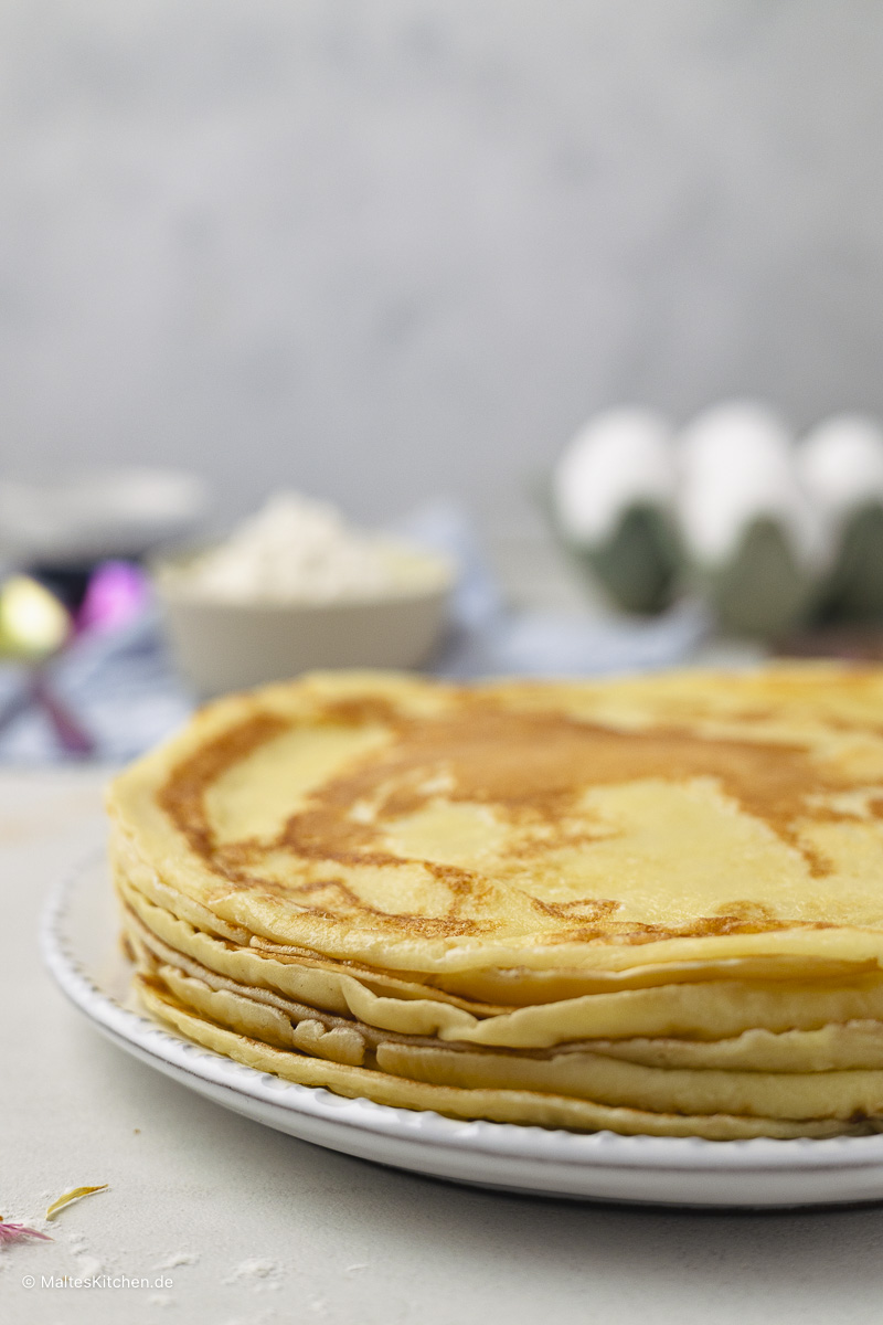Grundrezept für Pfannkuchen.