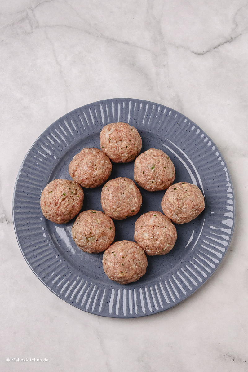 Leckere Königsberger Klopse.