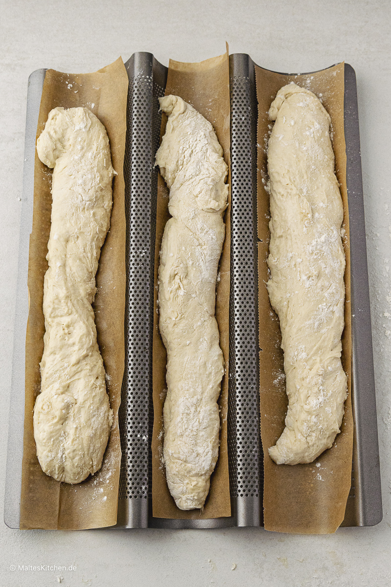 Rezept für ein magisches Baguette ohne Kneten - Baguette magique