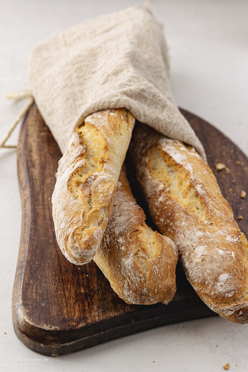Ein magisches Baguette ohne Kneten - Baguette magique
