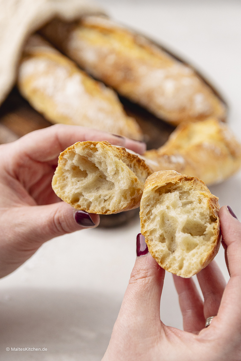 Magisches Baguette ohne Kneten - Baguette magique