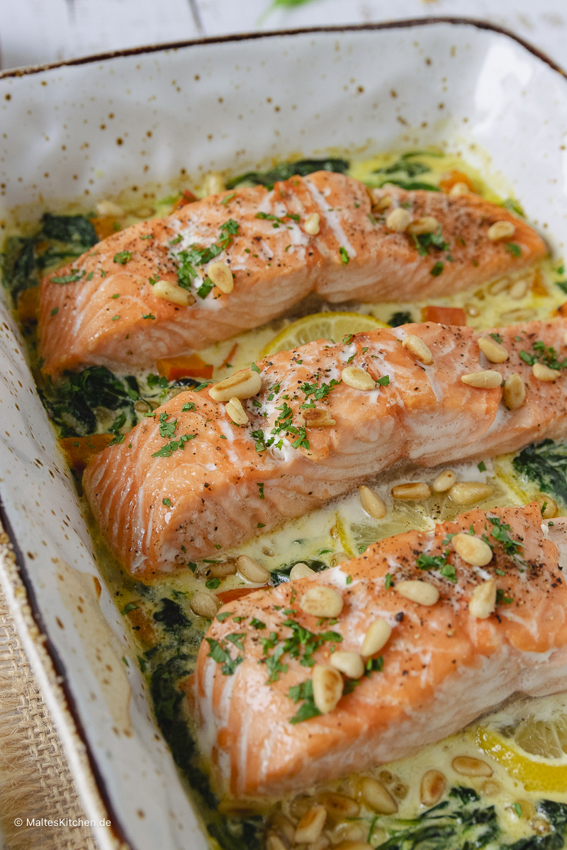Saftiger Lachs im Ofen