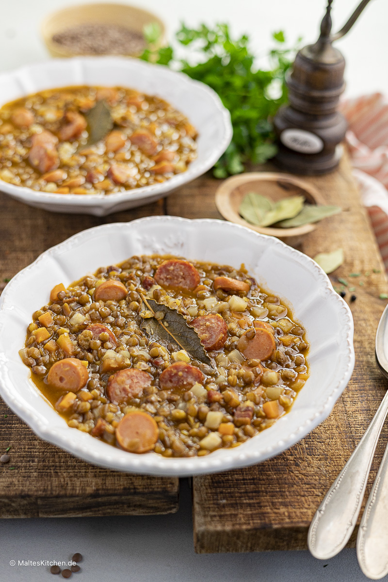 Linsensuppe nach Omas Rezept