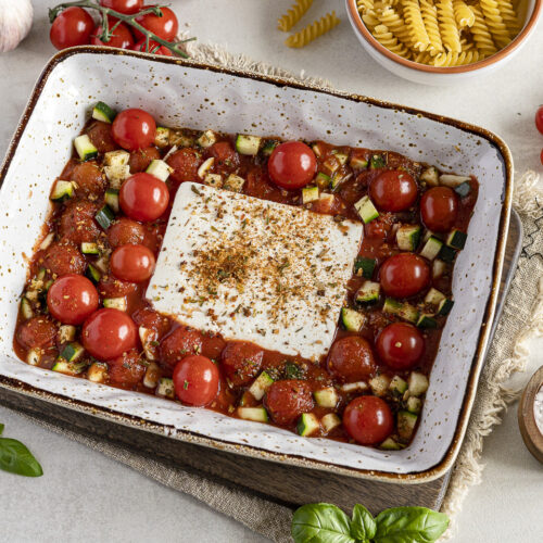 Rezept Baked Feta Pasta von TikTok