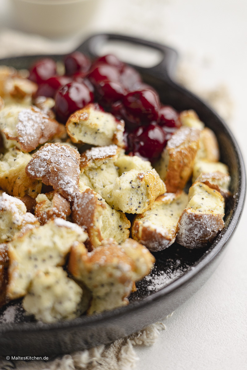 Leckerer Kaiserschmarrn aus der Heißluftfritteuse.