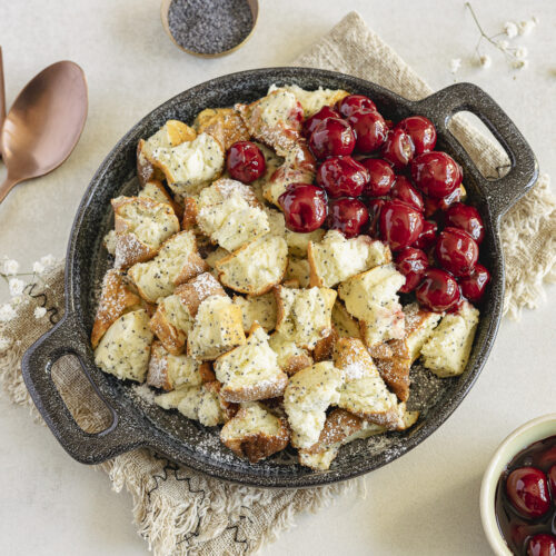 Rezept fluffiger Kaiserschmarrn aus dem Airfryer