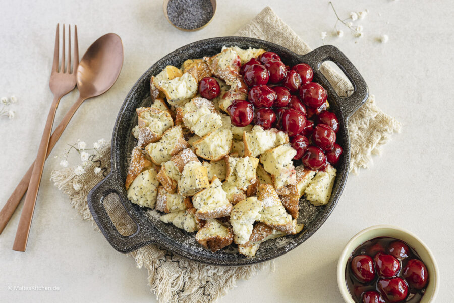 Rezept fluffiger Kaiserschmarrn aus dem Airfryer