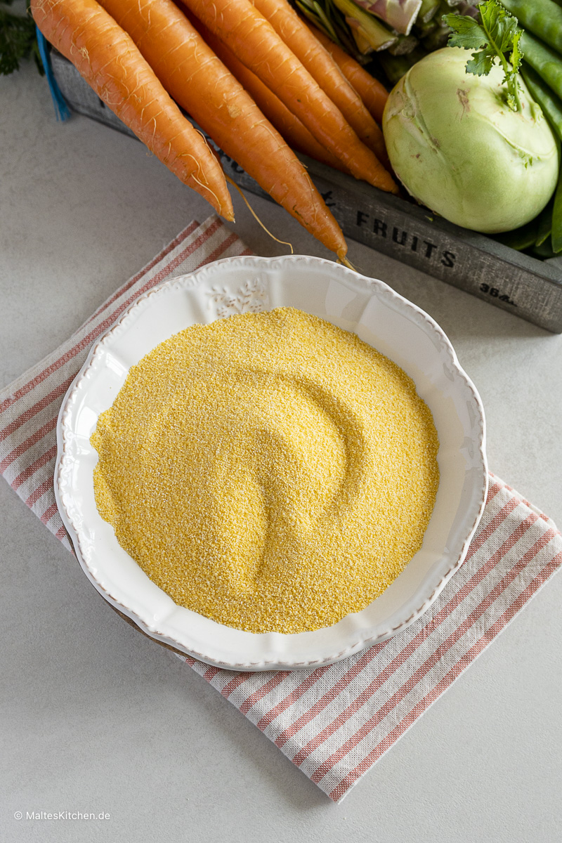 Polenta-Grieß.
