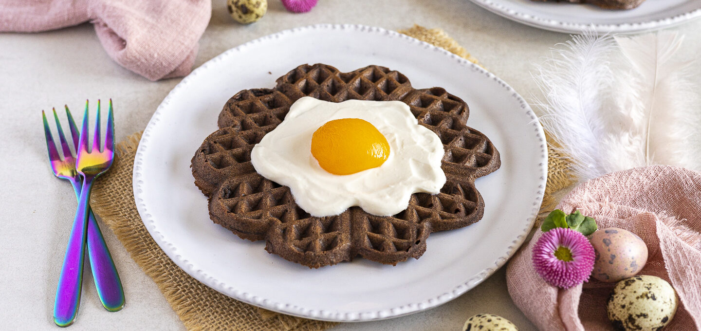 Oster rezept Schokowaffeln mit Spiegelei