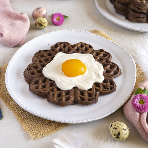 Oster rezept Schokowaffeln mit Spiegelei