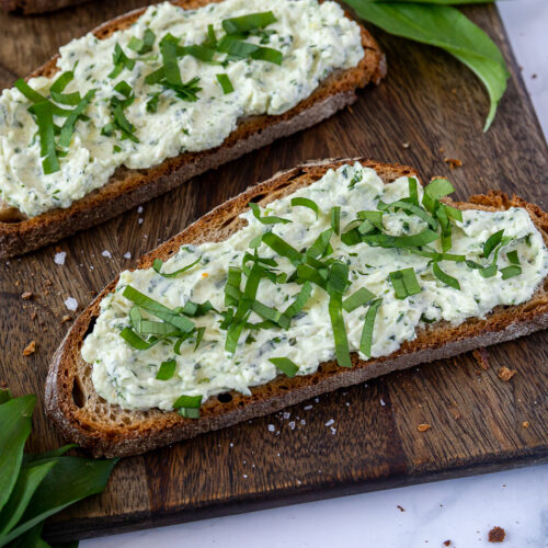 Rezept für einen Bärlauch Aufstrich