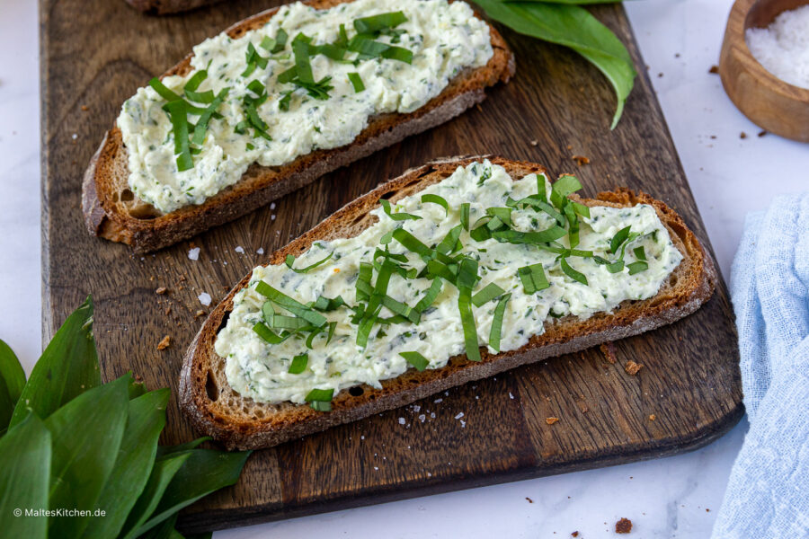 Rezept für einen Bärlauch Aufstrich