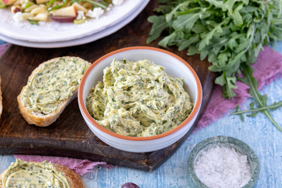 Rezept für eine leckere Bärlauch Butter