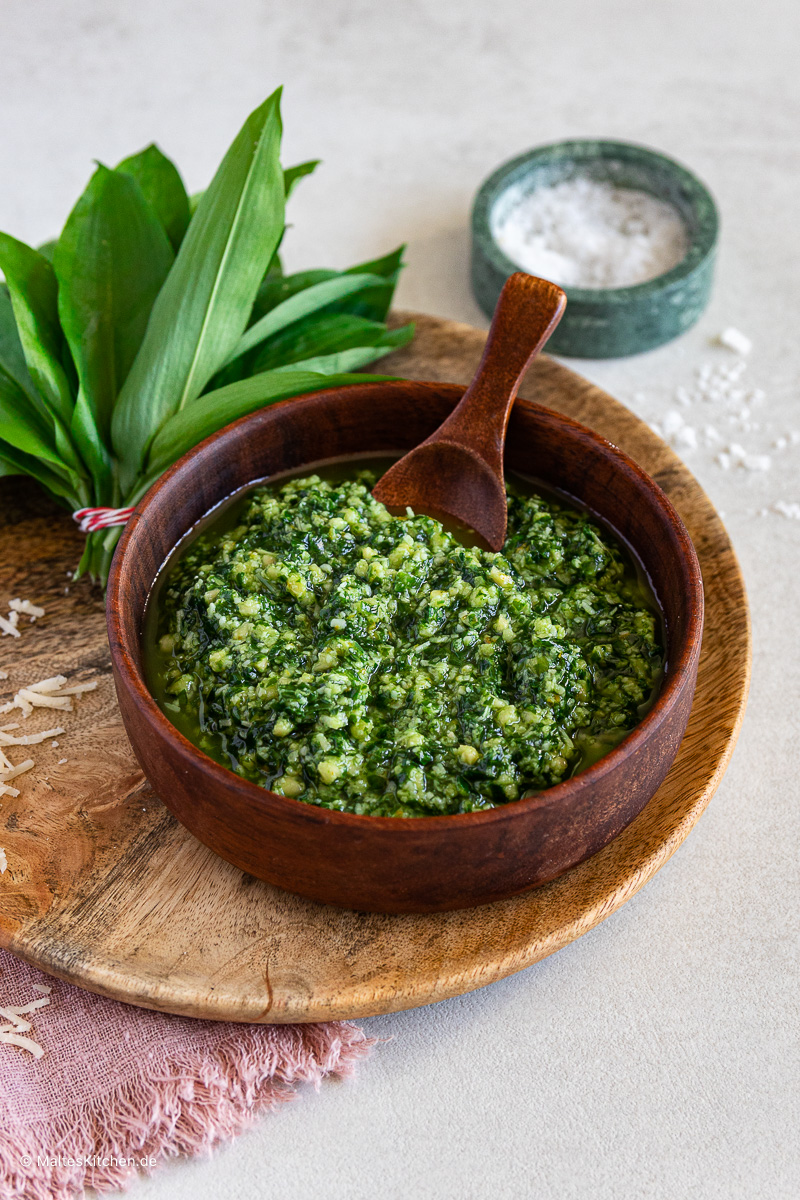 Leckeres Pesto mit Bärlauch