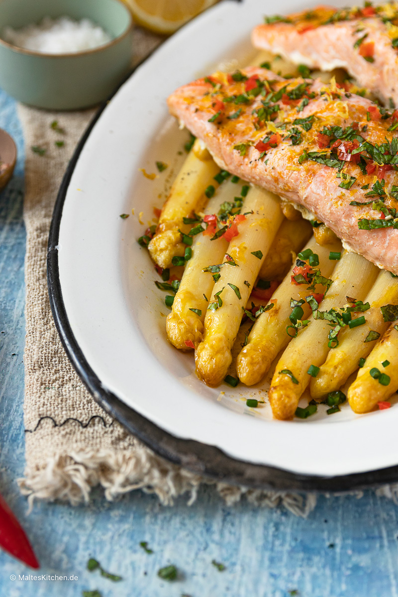 Lachs aus dem Ofen.