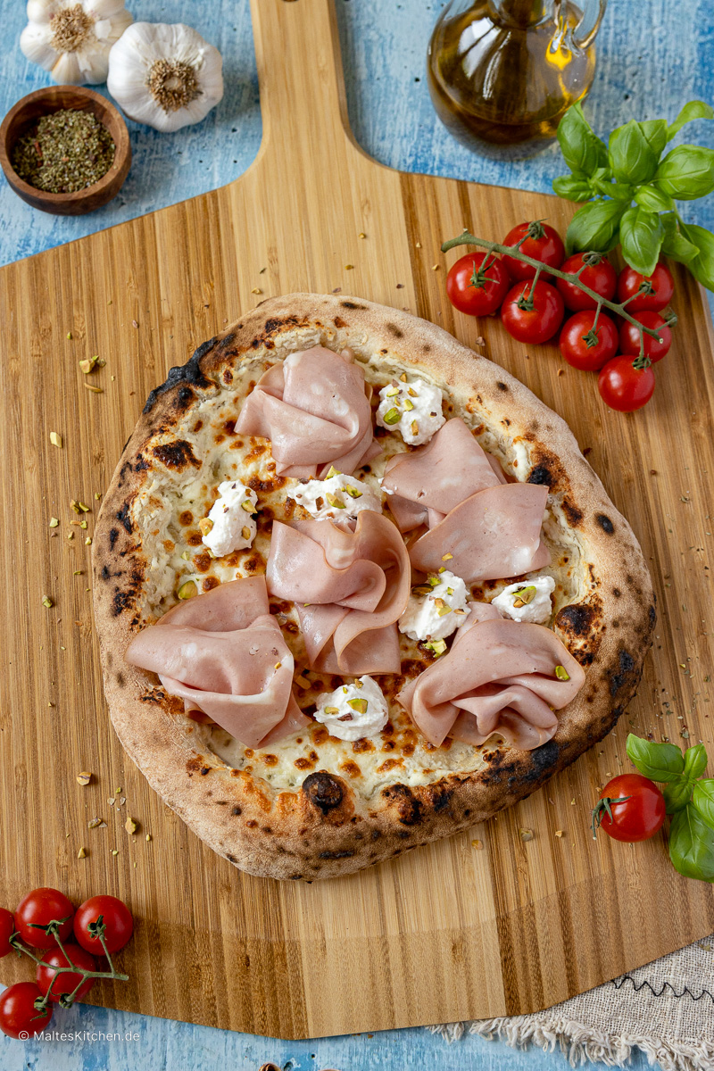 Leckere hausgemachte Pizza.