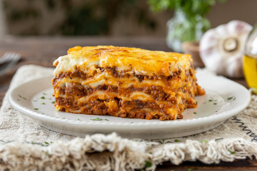 Leckere Lasagne Bolognese wie beim Italiener